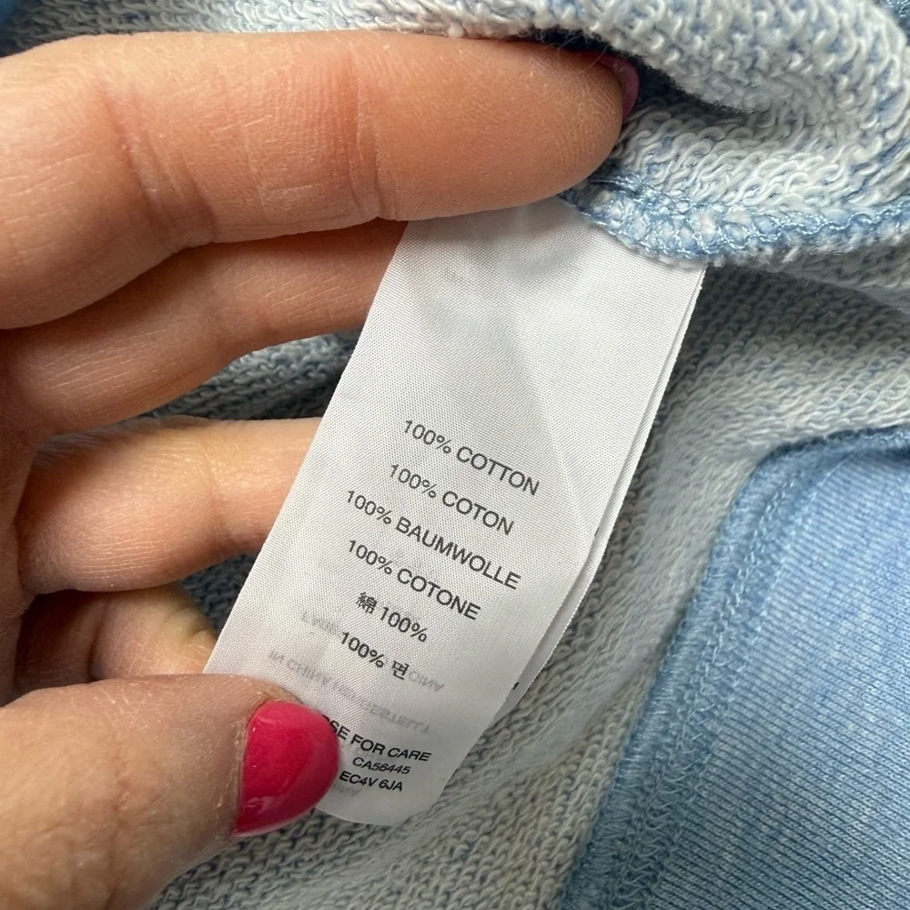 J.Crew XXXS Light Blue Crewneck Sweatshirt | 100% Cotton